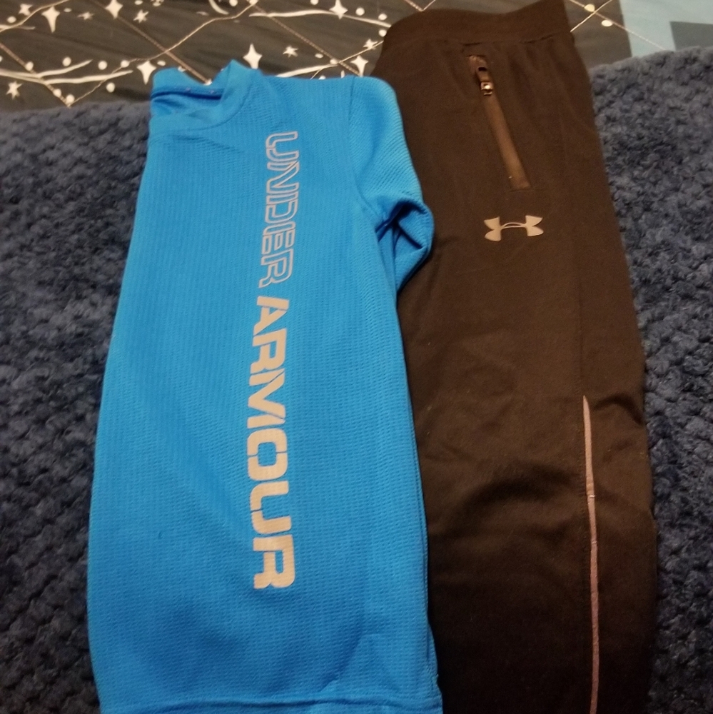 GUC Under Armour joggers & LS shirt